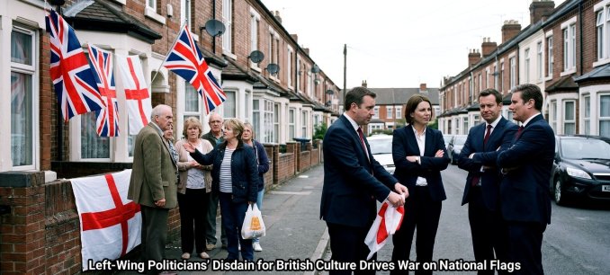 Left-Wing Politicians’ Disdain for British Culture Drives War on National Flags