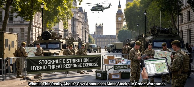 What Is This Really About? Government Announces Mass Stockpile Order, Wargames